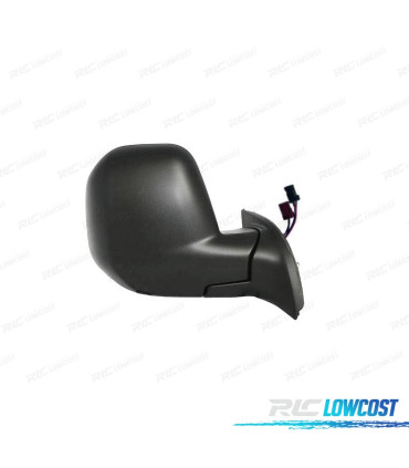ESPELHO COMPLETO DIREITO CITROEN BERLINGO 08-12 PRETO ELÉTRICO