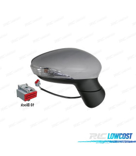 ESPELHO COMPLETO DIREITO FORD FIESTA 12-17 PRIMÁRIO