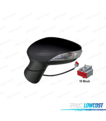 ESPELHO COMPLETO LADO ESQUERDO FORD FIESTA 08-16