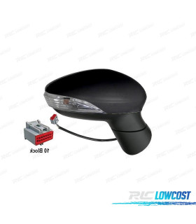 ESPELHO COMPLETO DIREITO FORD FIESTA 08-16