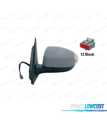 ESPELHO COMPLETO ESQUERDO FORD S-MAX 06-14 PISCA