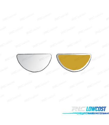 VIDRO ESPELHO BASE ESQUERDA FORD TRANSIT 00-09 INFERIOR