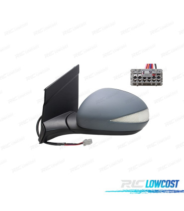 ESPELHO COMPLETO ESQUERDO HONDA CIVIC VIII HATCHBACK 06-12 ELÉTRICO