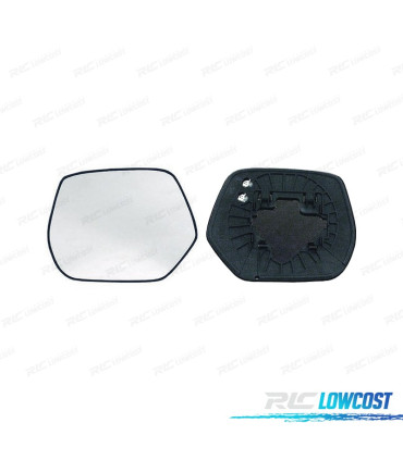 VIDRO ESPELHO BASE ESQUERDA HONDA CR-V III 07-14 TÉRMICO