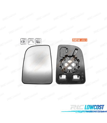 VIDRO ESPELHO BASE ESQUERDA MERCEDES SPRINTER 17-