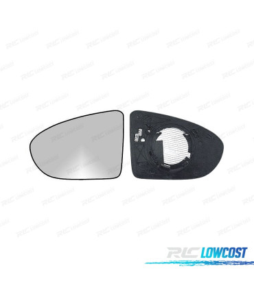 VIDRO ESPELHO BASE ESQUERDA NISSAN QASHQAI 06-14