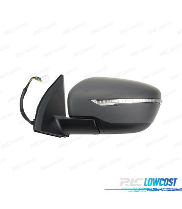 ESPELHO COMPLETO ESQUERDO NISSAN QASHQAI 14-20 REBATÍVEL
