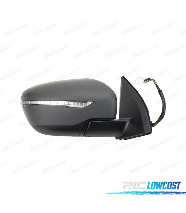 ESPELHO COMPLETO DIREITO NISSAN QASHQAI 14-20 REBATÍVEL