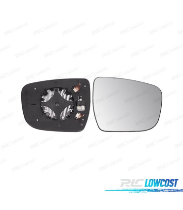 VIDRO ESPELHO BASE DIREITA NISSAN QASHQAI 14-17