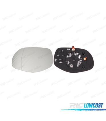 VIDRO ESPELHO BASE ESQUERDA PORSCHE CAYENNE 07-10