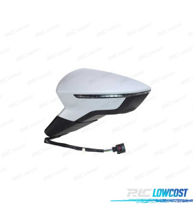 ESPELHO COMPLETO ESQUERDO SEAT LEON 13-17 TÉRMICO