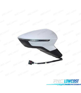 ESPELHO COMPLETO DIREITO SEAT LEON 13-20 REBATÍVEL