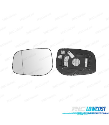 VIDRO ESPELHO BASE ESQUERDA TOYOTA AVENSIS 03-09