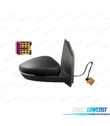 ESPELHO COMPLETO DIREITO VOLKSWAGEN VW POLO 09-17 MECÂNICO