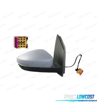 ESPELHO COMPLETO DIREITO VOLKSWAGEN VW POLO 09-17 MECÂNICO PRIMÁRIO
