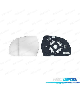 VIDRO ESPELHO BASE ESQUERDO AUDI A4 B8 08-11