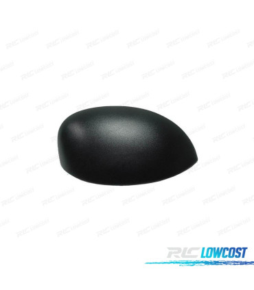 CAPA ESPELHO ESQUERDO CITROEN C3 02-10 PRETO