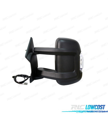 ESPELHO COMPLETO ESQUERDO PEUGEOT BOXER 06- ELÉTRICO BRANCO