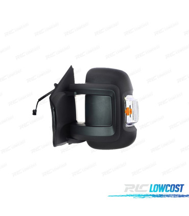 ESPELHO COMPLETO ESQUERDO PEUGEOT BOXER 06- CONVEXO