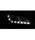 FARÓIS FRONTAIS LUZ DIURNA LED PARA OPEL TIGRA FUNDO CROMADO