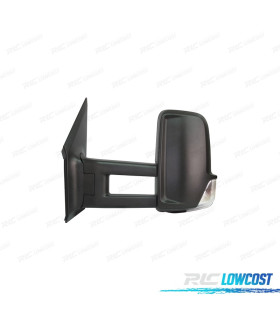 ESPELHO COMPLETO LADO ESQUERDO VOLKSWAGEN VW CRAFTER 06-16 BRAÇO LONGO