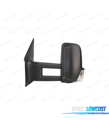 ESPELHO COMPLETO LADO ESQUERDO VOLKSWAGEN VW CRAFTER 06-16 BRAÇO LONGO