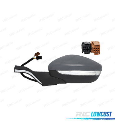 ESPELHO COMPLETO ESQUERDO PEUGEOT 2008 13-19 ELÉTRICO