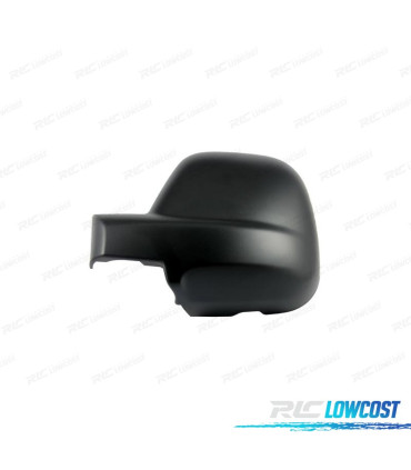 CAPA ESPELHO ESQUERDO CITROEN BERLINGO 13-17 PRETO