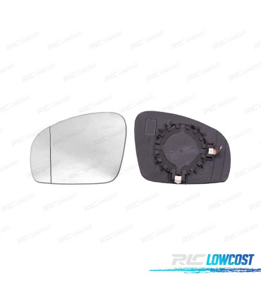 VIDRO ESPELHO BASE ESQUERDA SKODA ROOMSTER 06-15