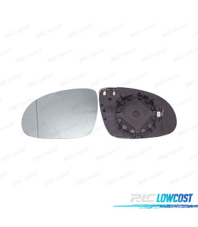VIDRO ESPELHO BASE ESQUERDA SKODA SUPERB 06-08