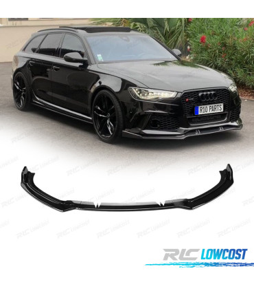 SPOILER LIP AUDI A6 19-24 PRETO BRILHANTE