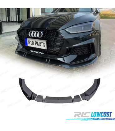 SPOILER LIP PARA AUDI A5 21- PRETO BRILHANTE