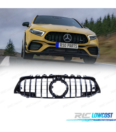 GRELHA MERCEDES CLASE A W177 LOOK AMG GT 18-22 PRETO BRILHANTE CAMERA