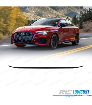 SPOILER LIP AUDI A3 8Y 21- LOOK S3 PRETO BRILHANTE