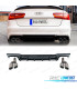 DIFUSOR AUDI A7 19-23 LOOK S7 PRETO BRILHANTE