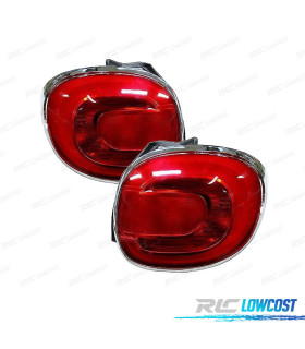 FAROLINS LED PARA FIAT 500L 12-17 QUADRO CROMADO