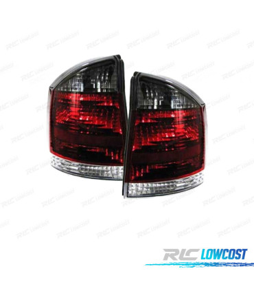 FAROLINS OPEL VECTRA C 02-05 VERMELHO ESCURECIDO