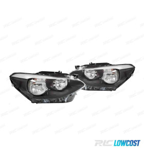 FARÓIS BMW F20 F21 11-15 FUNDO PRETO