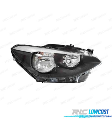 FAROL DIR BMW SERIE1 F20 F21 11-15 FUNDO PRETO