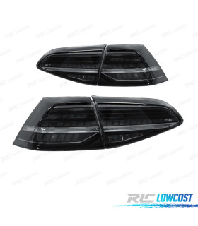 FAROLINS LED VOLKSWAGEN VW GOLF 7 7.5 12-20 INDICADORES DINÂMICOS FUMADO