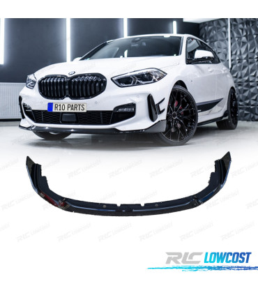 SPOILER LIP BMW F40 HATCHBACK 19-22 LOOK M PRETO BRILHANTE