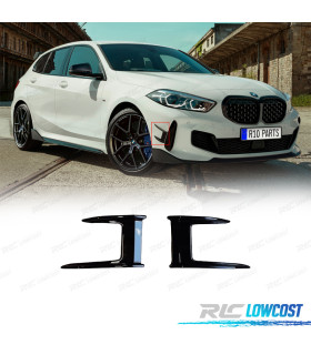 ADICIONAIS DE PARA-CHOQUES DIANTEIRO BMW F40 HATCHBACK 19-22 PRETO BRILHANTE