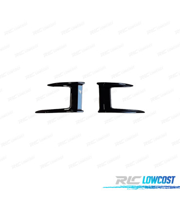 ADICIONAIS DE PARA-CHOQUES DIANTEIRO BMW F40 HATCHBACK 19-22 PRETO BRILHANTE