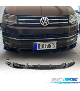 SPOILER LIP VOLKSWAGEN VW T6 15-19 PRETO BRILHANTE