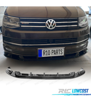 SPOILER LIP VOLKSWAGEN VW T6 15-19 PRETO BRILHANTE