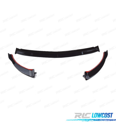 LIP SPOILER FRONTAL MERCEDES CLASE E W213 21- LOOK AMG PRETO BRILHANTE