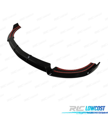 SPOILER FRONTAL MERCEDES CLASE E W213 16-20 LOOK SPORT PRETO BRILHANTE
