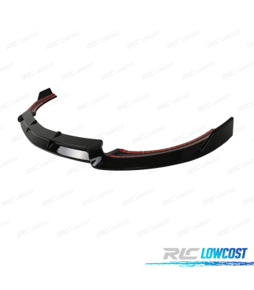 SPOILER FRONTAL MERCEDES CLASE E W213 16-20 LOOK SPORT PRETO BRILHANTE