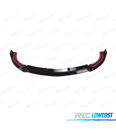 SPOILER FRONTAL MERCEDES CLASE E W213 16-20 LOOK SPORT PRETO BRILHANTE