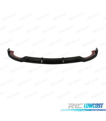 SPOILER FRONTAL MERCEDES CLASE E W213 16-20 LOOK SPORT PRETO BRILHANTE